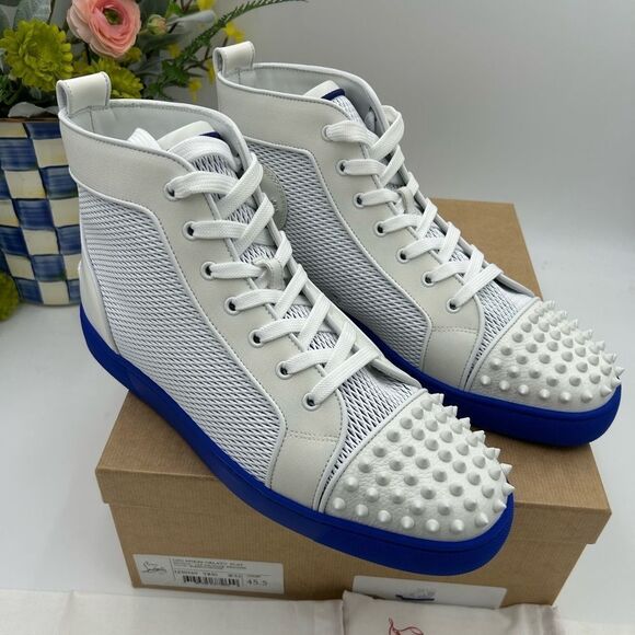 Men’s Christian Louboutin Orlato flat sneakers size 45.5 made in Italy - Picture 1 of 13